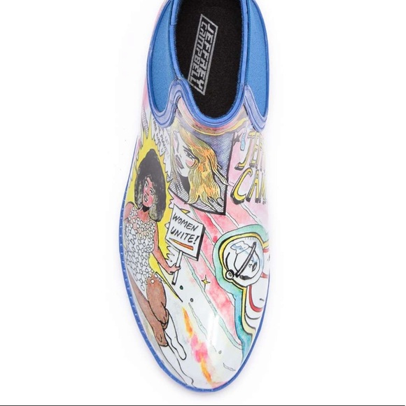 NEW • Jeffrey Campbell • CloudyV Comic Rain Boots - Picture 4 of 8